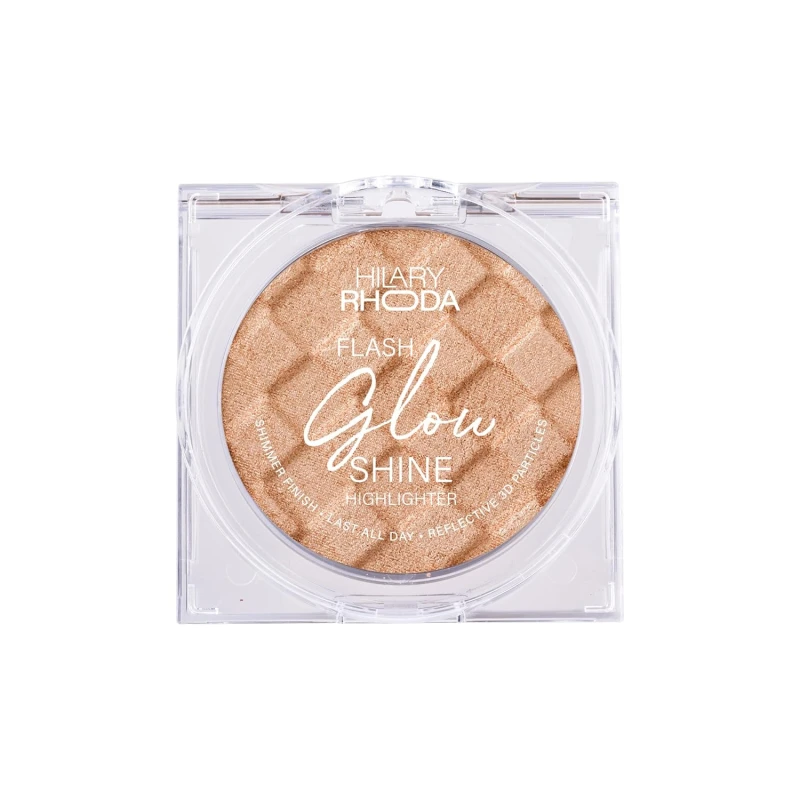 Hilary Rhoda Flash Glow Shine Highlighter | Rich Colour Payoff | Superfine Particles | 3D Reflective Glow | Blends Flawlessly -7g (Chrome Shine -Shade 01) thumbnail 7
